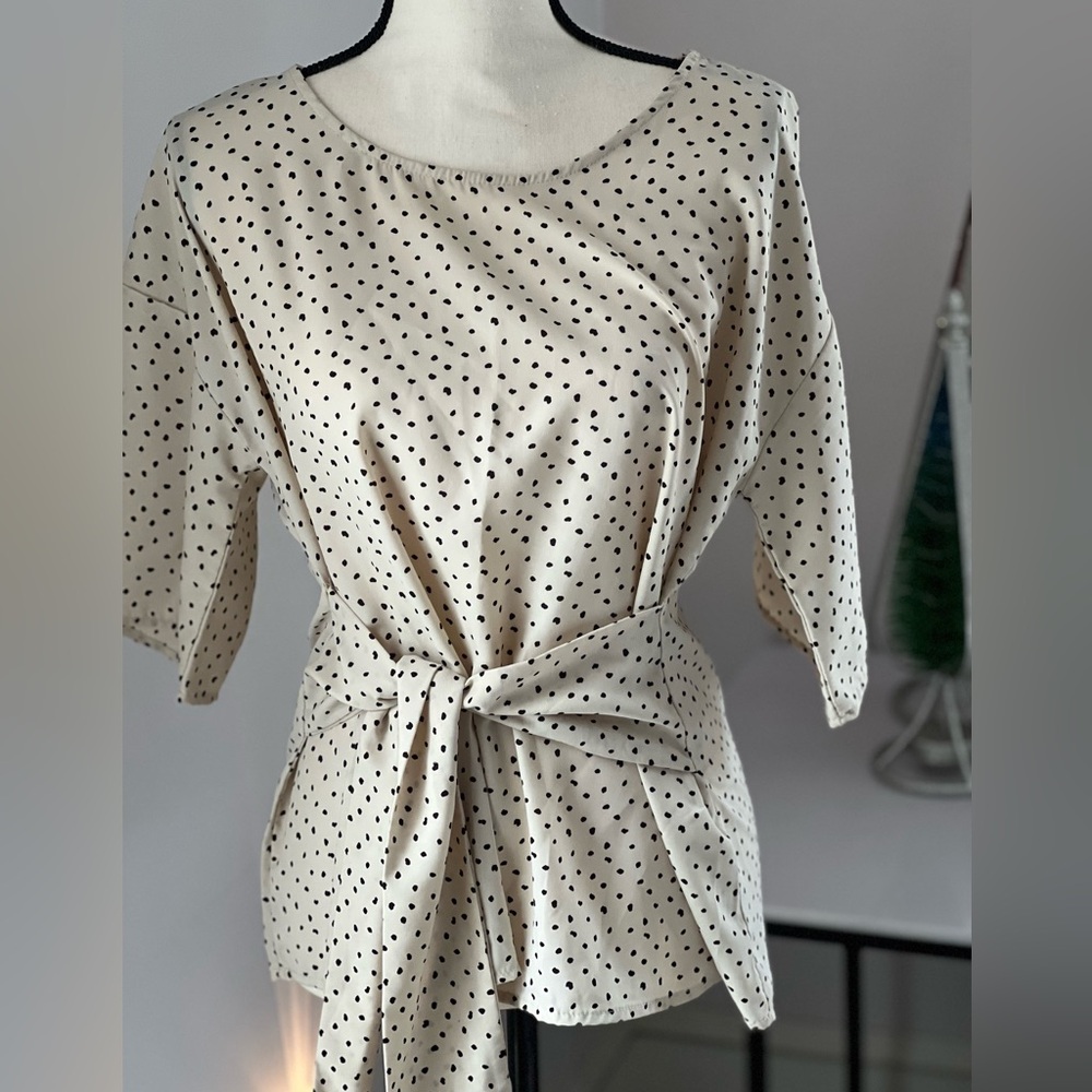 Made in US Tie Front Shirt